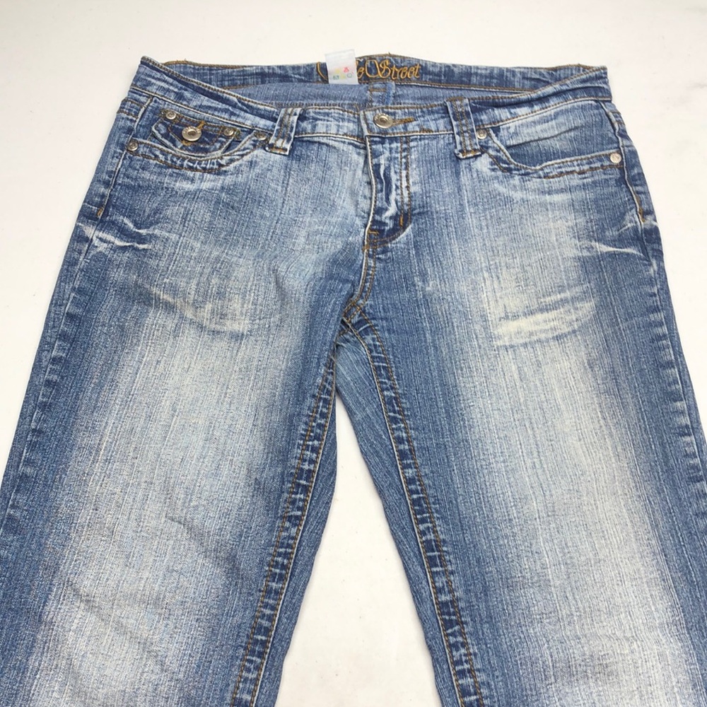 Blue Jeans with Vintage Fading